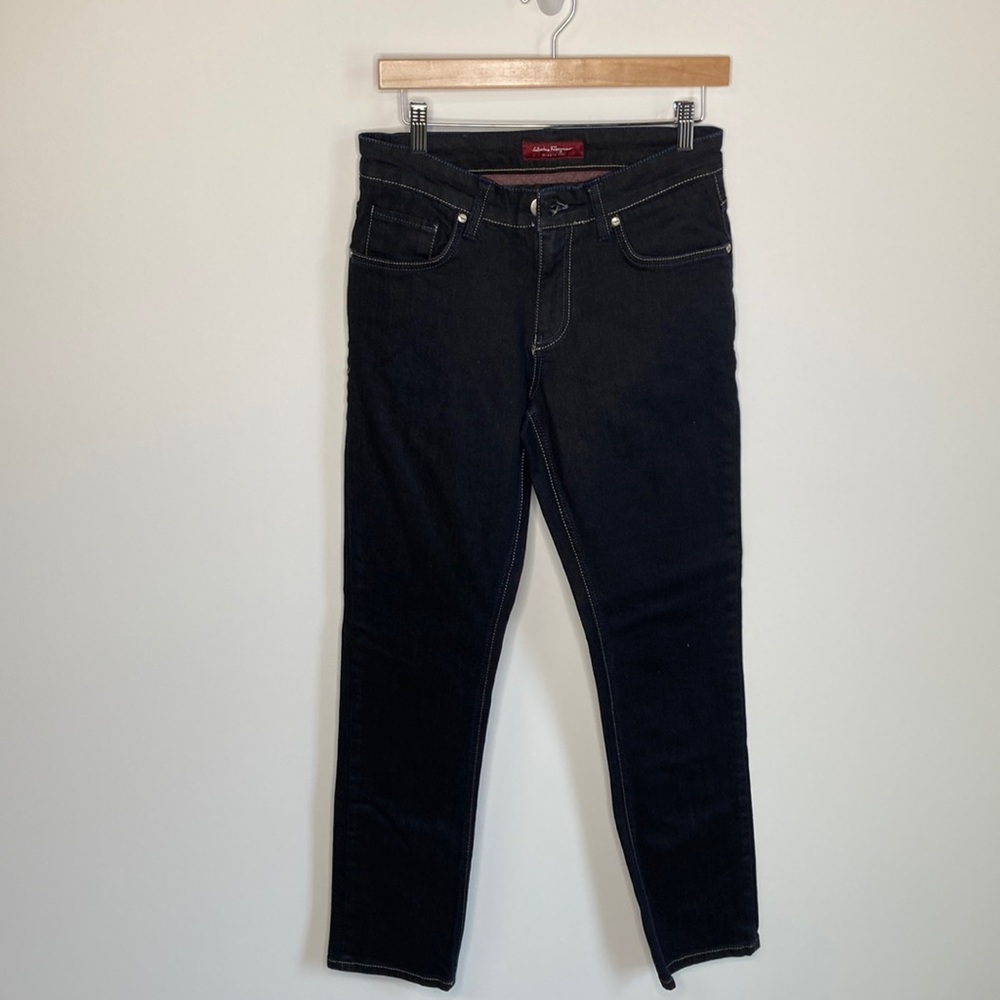 SALVATORE FERRAGAMO | Dark Luxury Bold Denim | 30